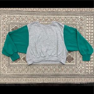 Retro style crewneck sweatshirt
